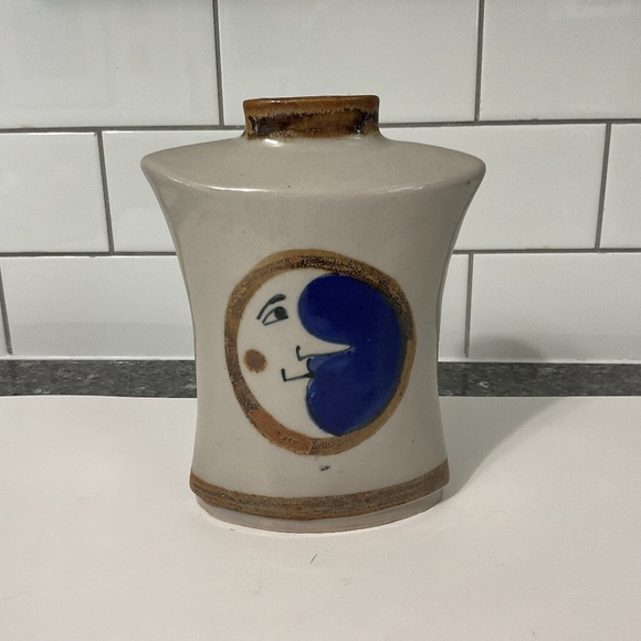 Tonala Other - VTG Tonala Ceramic Crescent Half Moon Vase Mexico